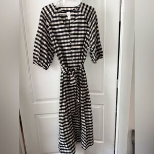 H&M Gingham Midi Dress